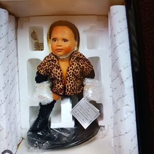 Leopard Print Doll with Accessories